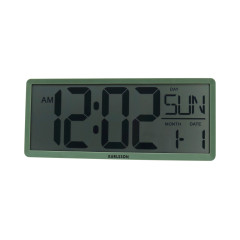 Digitálne hodiny Karlsson Table Clock Retro LCD KA6020GR, 36cm